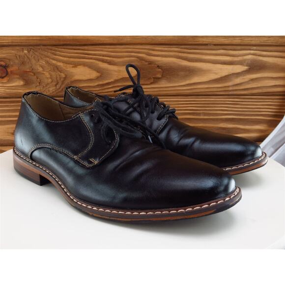 Dexter Sz‎ 6.5 Oxford Black Synthetic Men Lace Up Medium - Picture 4 of 11